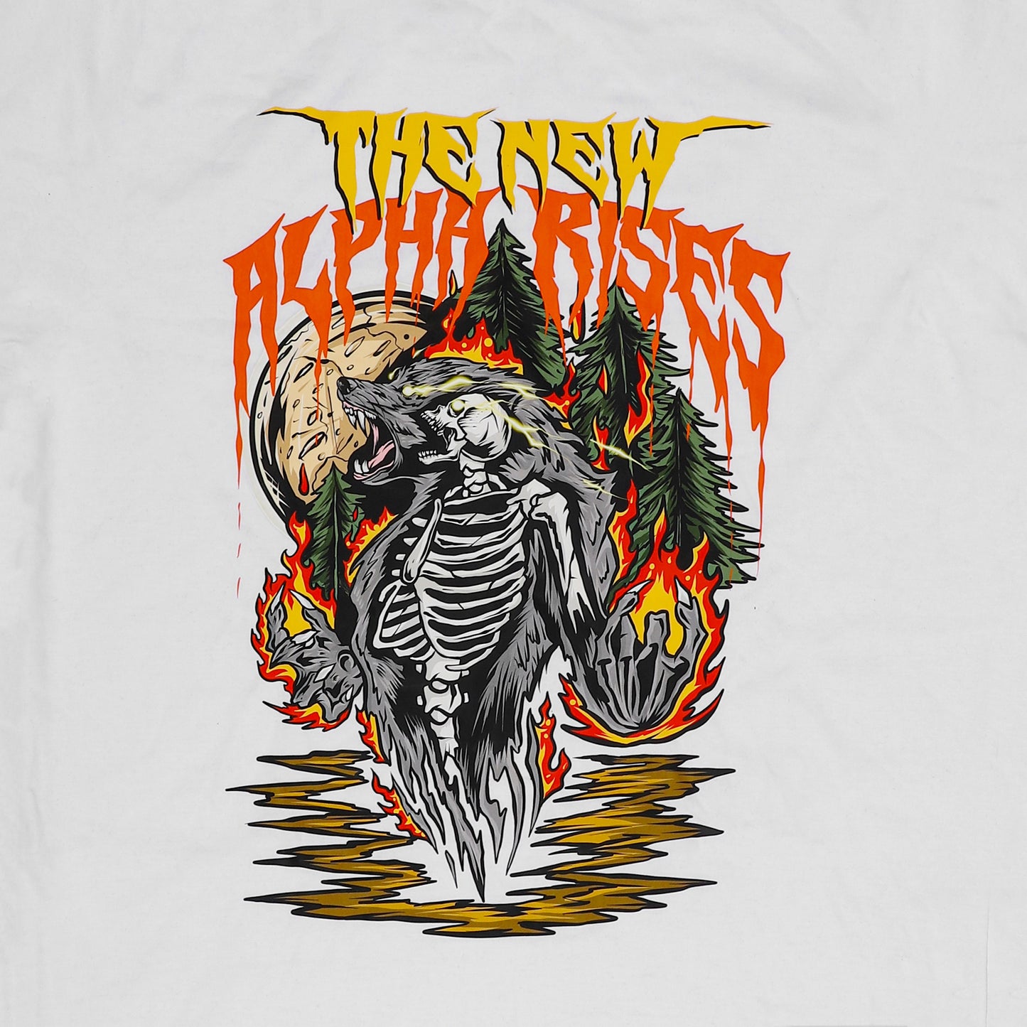 Alpha Rises Tee - White