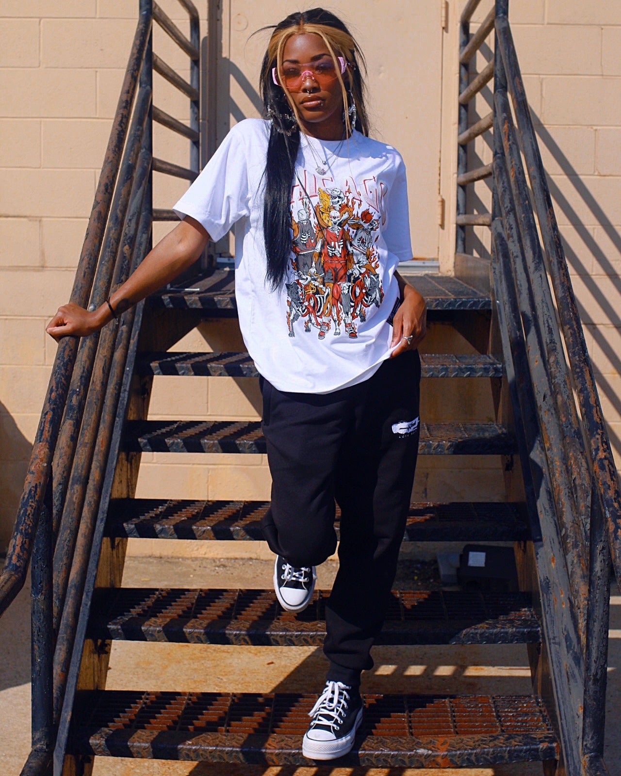 Chicago Tee - White