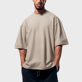 LW Essential Tee – Heavyweight Organic Cotton / Smokey Dust