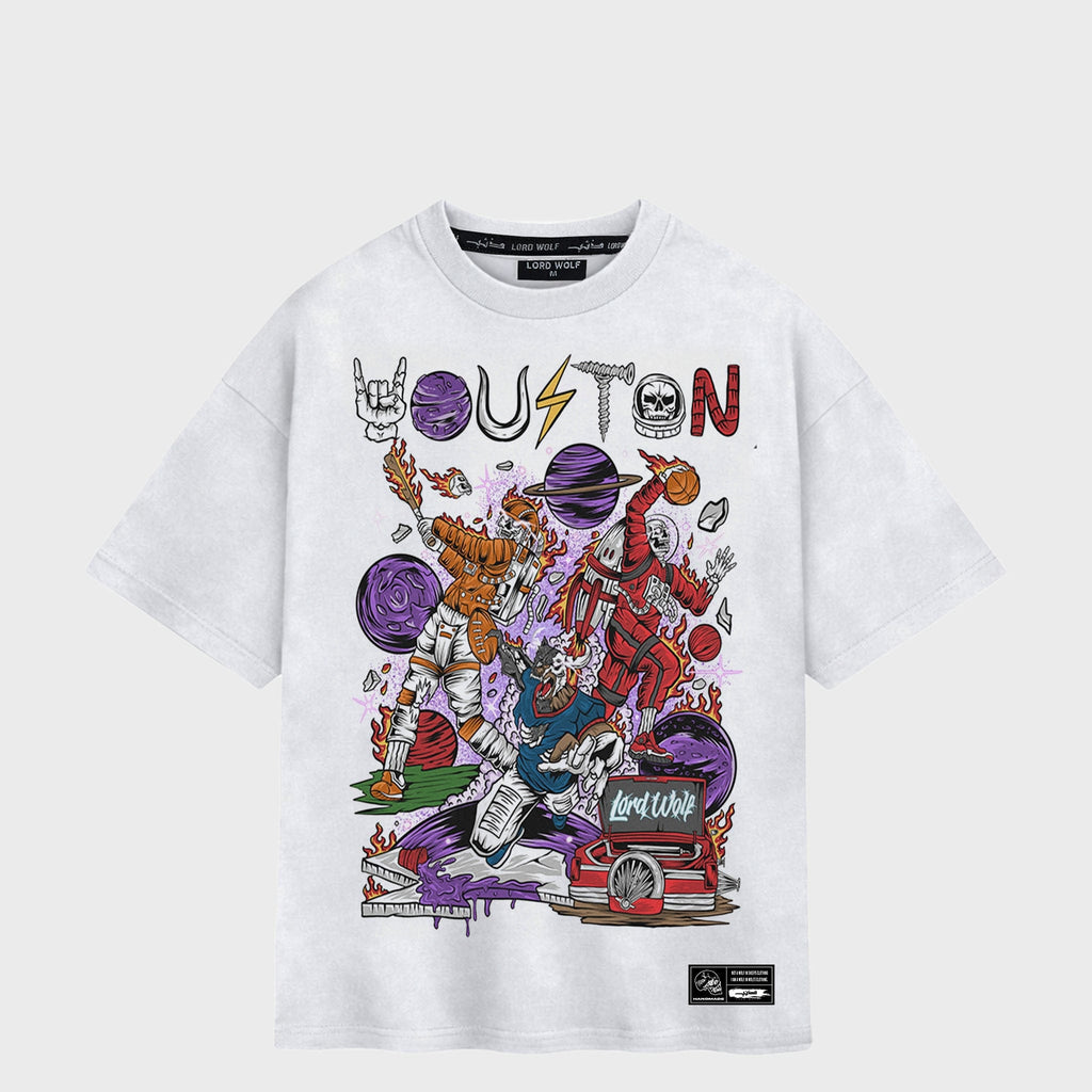 Lordwolf Houston Graphic Tee - White – Lord Wolf