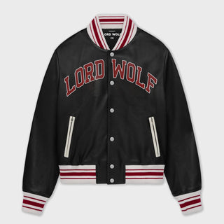 Wolf Bomber Genuine Leather Jacket