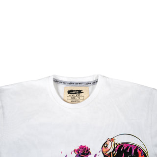 Purp Astronaut Tee - White