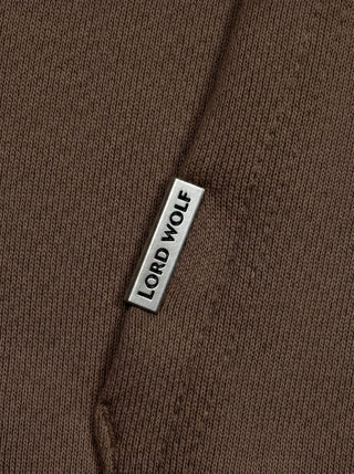 Lord Wolf Glacial Mocha Hoodie - Ultra Heavyweight Organic Cotton 540 GSM Glacial Mocha Hoodie - Ultra Heavyweight Organic Cotton 540 GSM