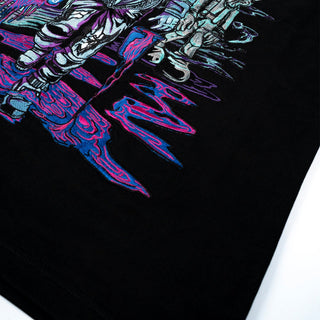 Lord Wolf Space City Embroidered Tee - Black Space City Embroidered Tee - Black