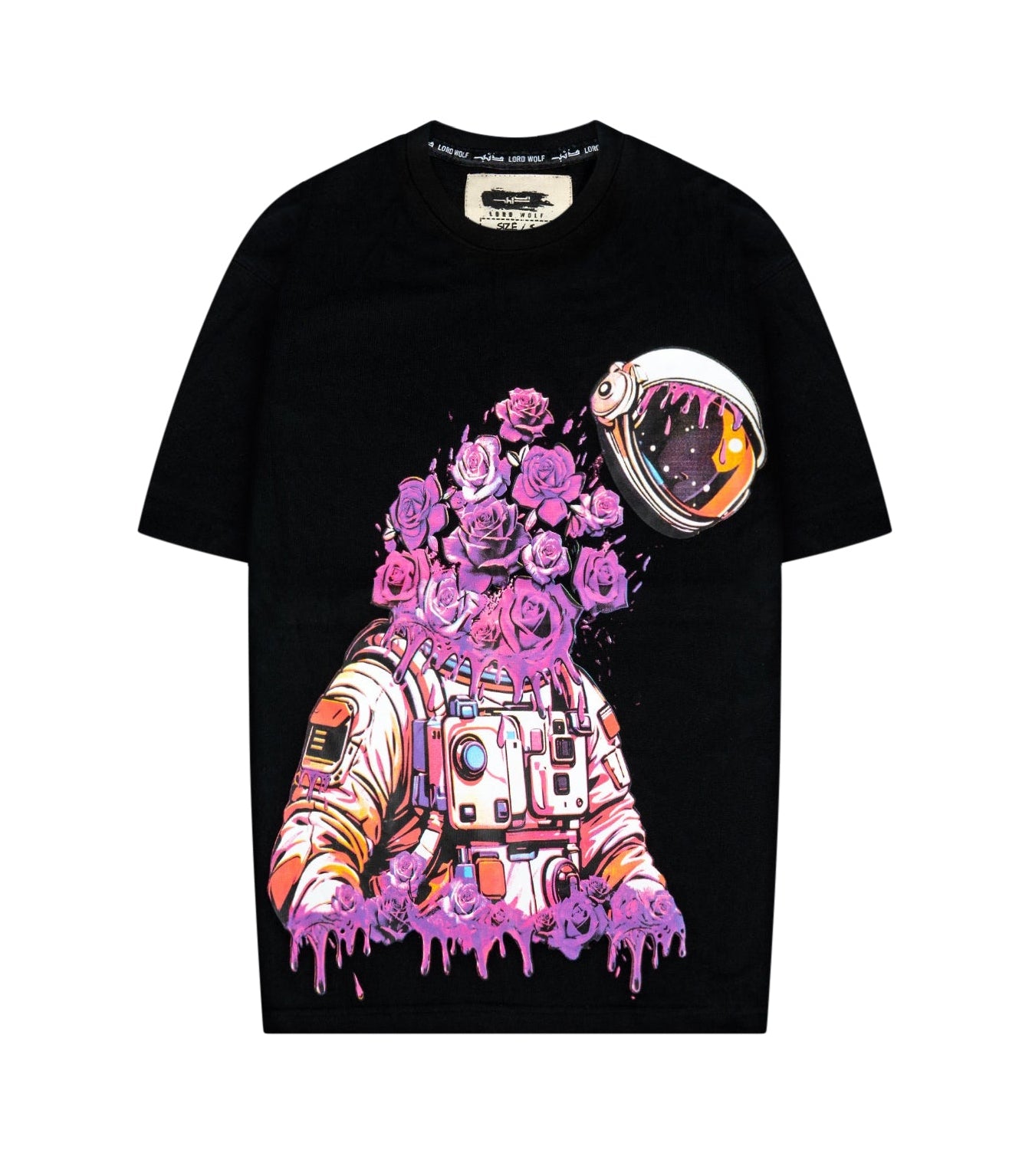 Purp Astronaut Tee - Black