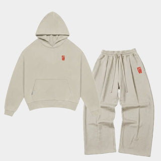 Lord Wolf Volcanic Taupe Tracksuit - Ultra Heavyweight Organic Cotton Volcanic Taupe Tracksuit - Ultra Heavyweight Organic Cotton