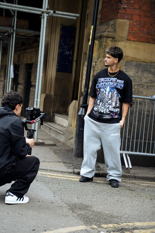 Interstellar Wolf Tee - Blue