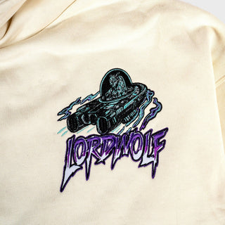 Lord Wolf Space City Embroidered Hoodie - Off White Space City Embroidered Hoodie - Off White
