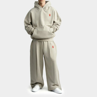 Lord Wolf Volcanic Taupe Tracksuit - Ultra Heavyweight Organic Cotton Volcanic Taupe Tracksuit - Ultra Heavyweight Organic Cotton