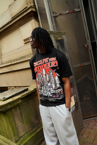 Interstellar Wolf Tee - Red