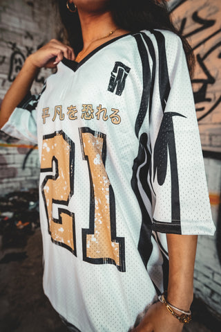 Fear of Mediocrity Short Sleeve Jersey - Glacial White