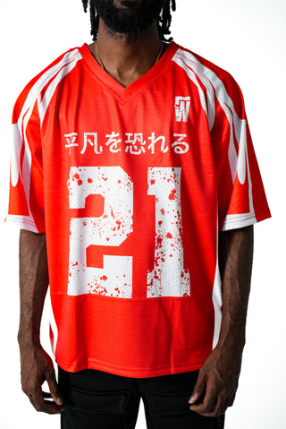 Fear of Mediocrity Short Sleeve Jersey - Volcanic Red