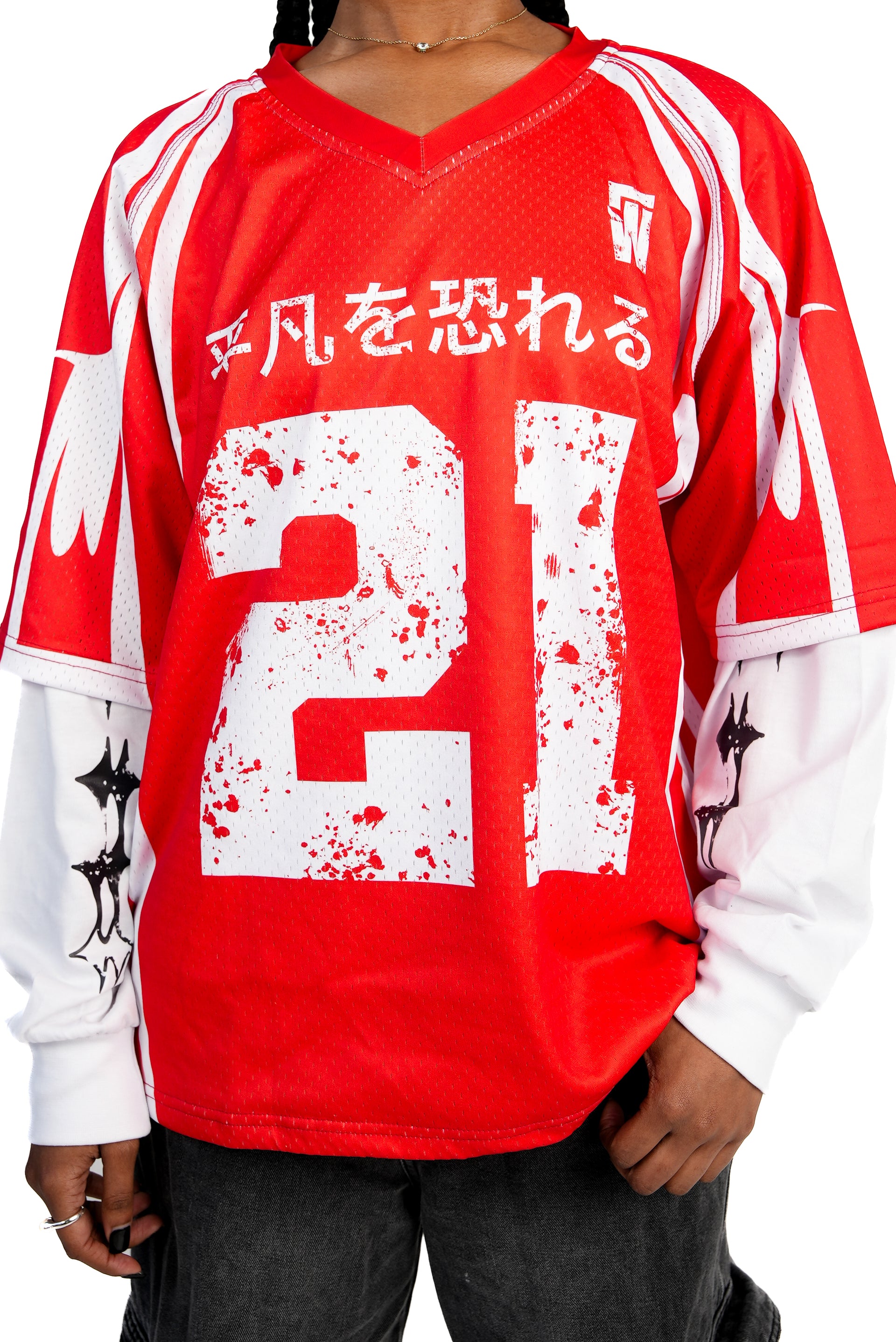 Fear of Mediocrity Long Sleeve Jersey - Red