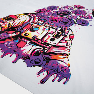 Purp Astronaut Tee - White