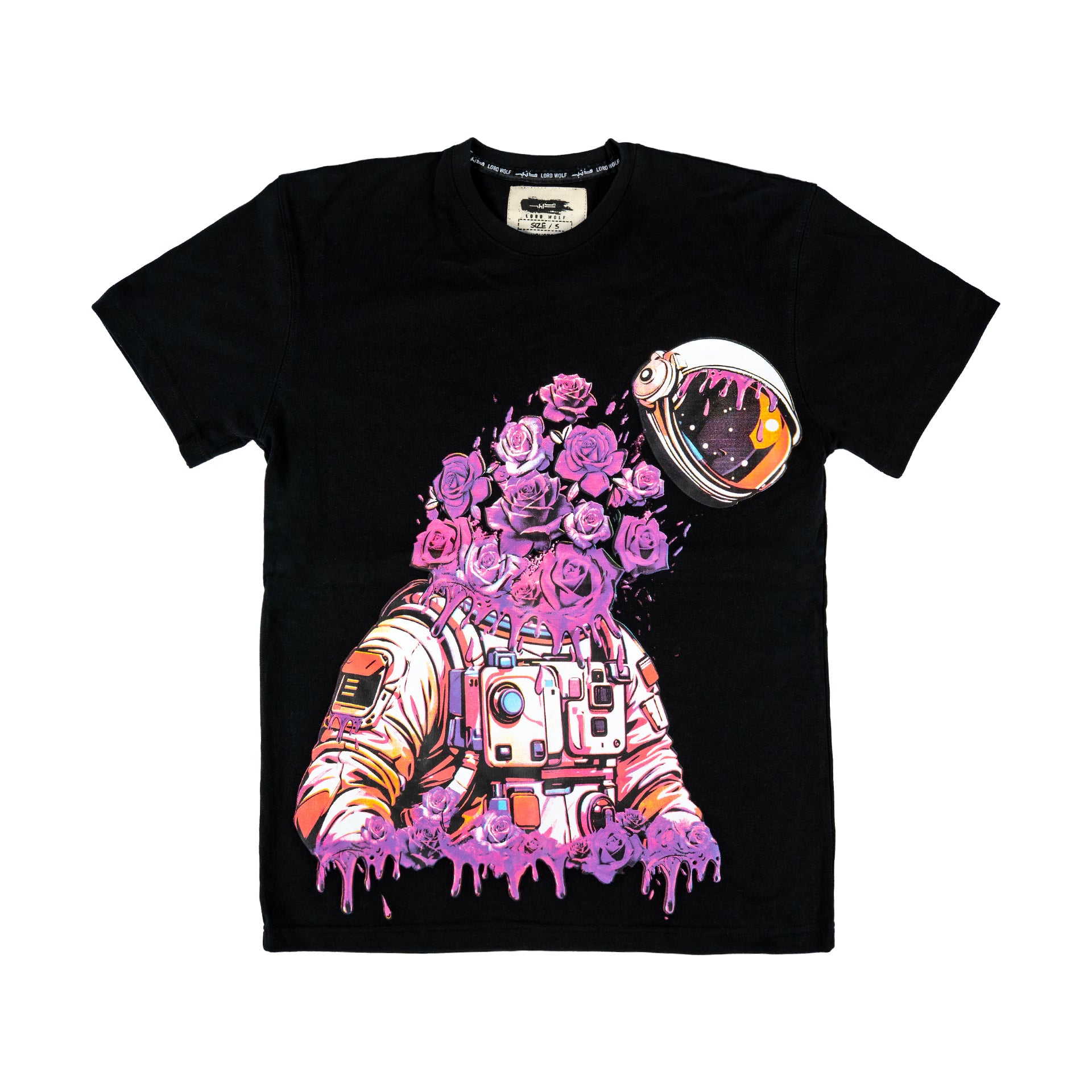 Purp Astronaut Tee - Black