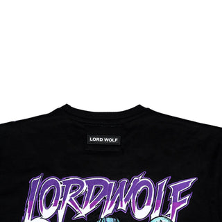 Lord Wolf Space City Embroidered Tee - Black Space City Embroidered Tee - Black