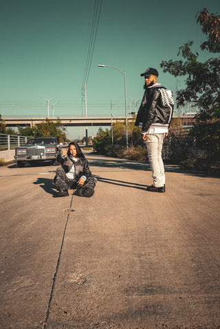 Wolf Bomber Genuine Leather Jacket