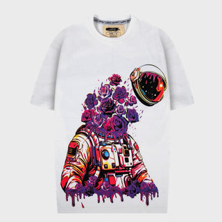 Purp Astronaut Tee - White