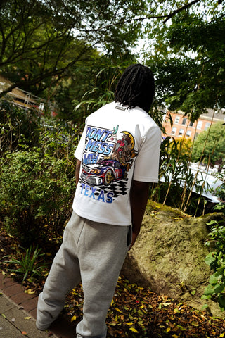Don’t Mess With Texas Tee – Embroidery Edition – White