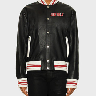 Lord Wolf Genuine Leather Jacket Bomber