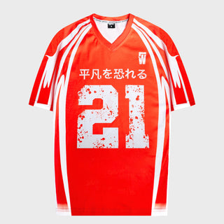 Fear of Mediocrity Short Sleeve Jersey - Volcanic Red