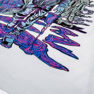 Lord Wolf Space City Embroidered Tee - White Space City Embroidered Tee - White