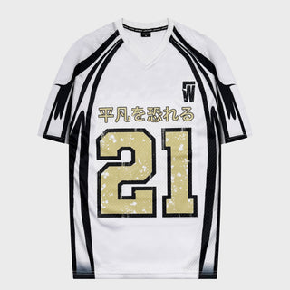 Fear of Mediocrity Short Sleeve Jersey - Glacial White