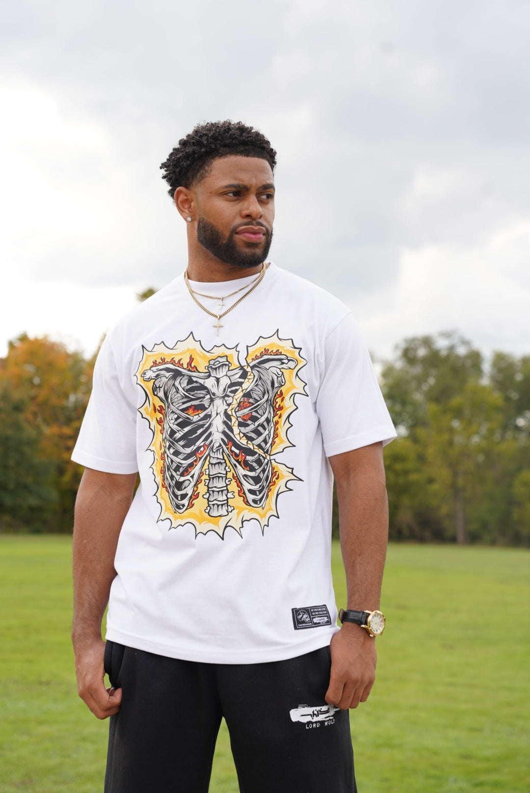 Rib Cage Tee - White