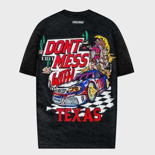 Don’t Mess With Texas Tee – Embroidery Edition – Black