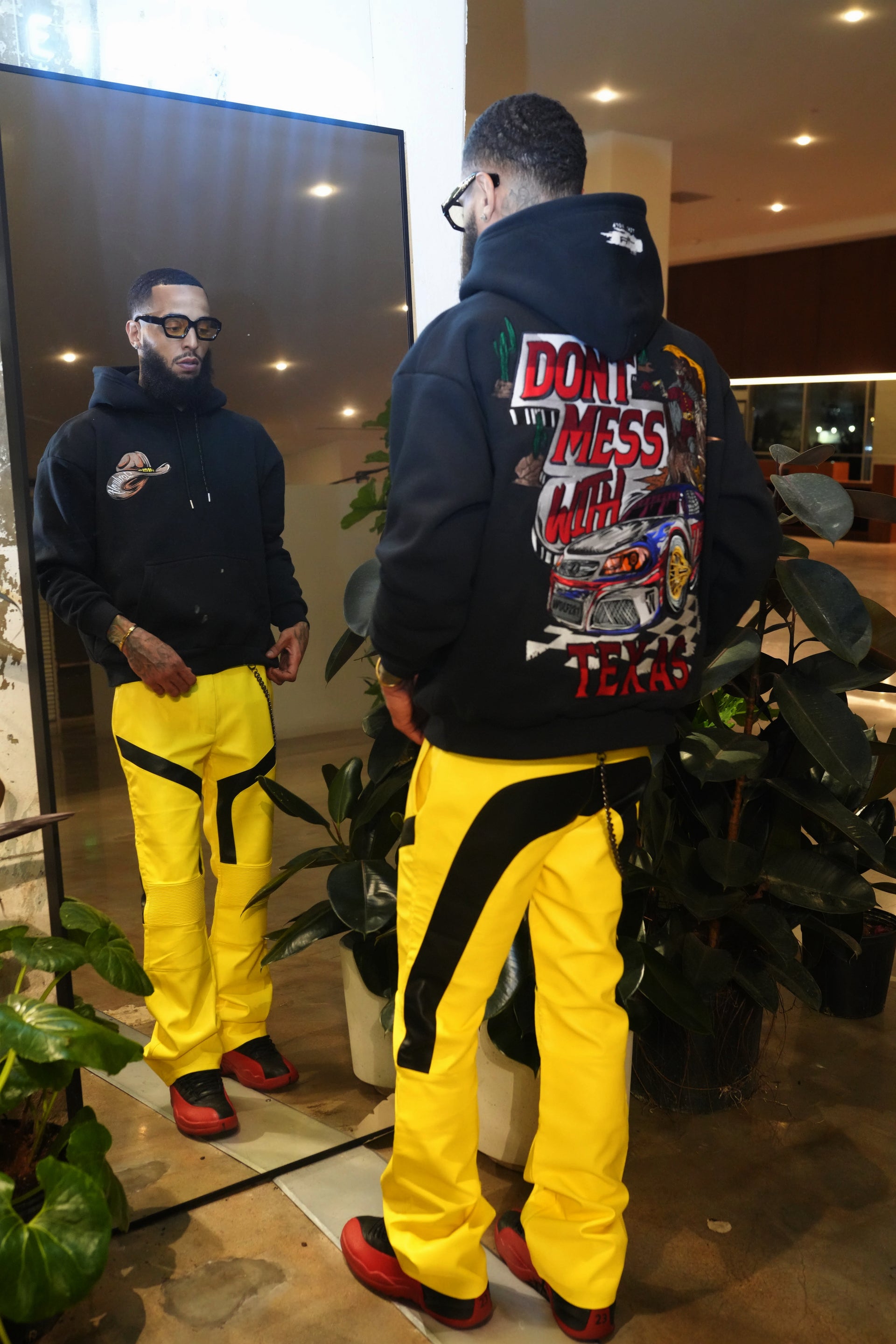 Don’t Mess With Texas Embroidered Hoodie