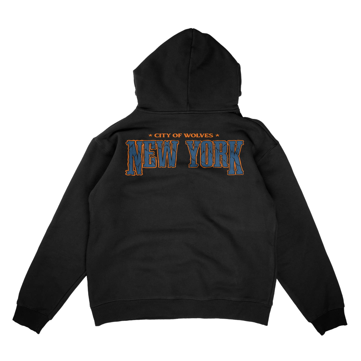 NY City of Wolves Hoodie - Black
