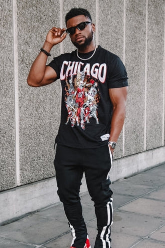 Chicago Tee - Black