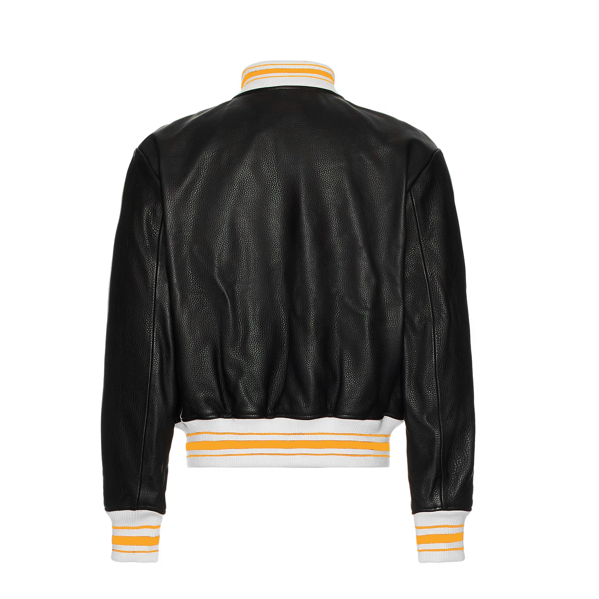 Lord Wolf Genuine Leather Bomber Jacket