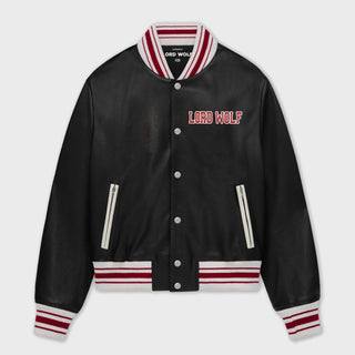 Lord Wolf Genuine Leather Jacket Bomber