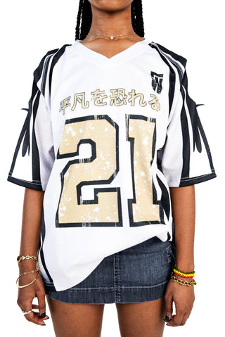 Fear of Mediocrity Short Sleeve Jersey - Glacial White