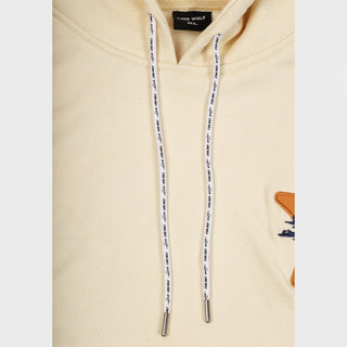 Houston Embroidered Drop-shoulder Hoodie - OFF WHITE