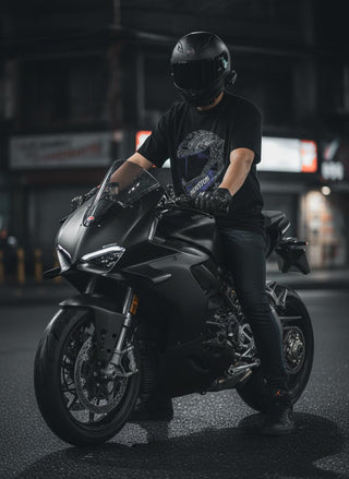 713 Midnight Wolf Rider Tee