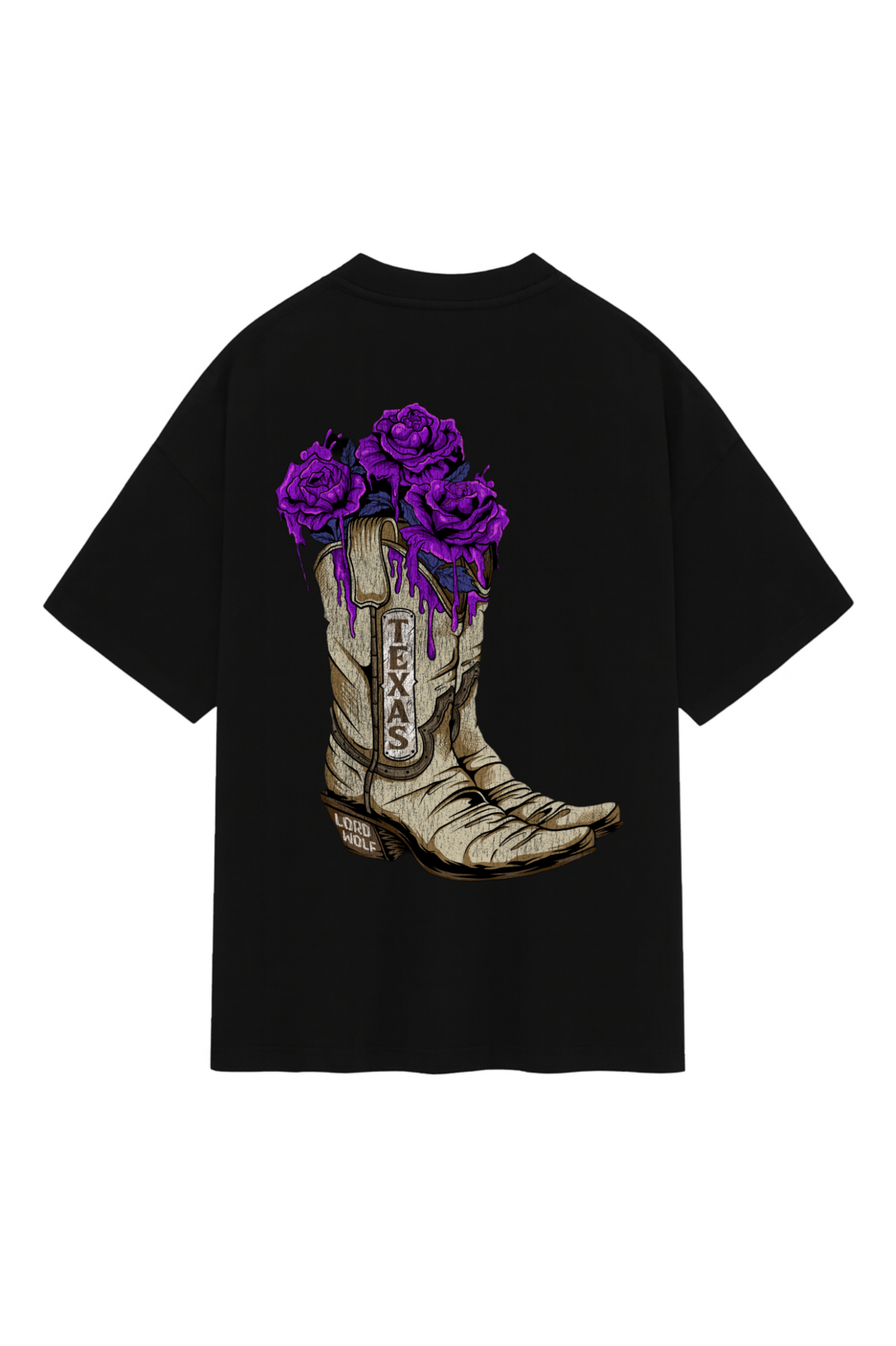 Texas Boot Tee - Black