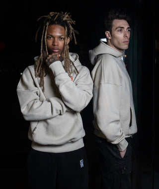 Lord Wolf Volcanic Taupe Hoodie - Ultra Heavyweight Organic Cotton 540 GSM Volcanic Taupe Hoodie - Ultra Heavyweight Organic Cotton 540 GSM