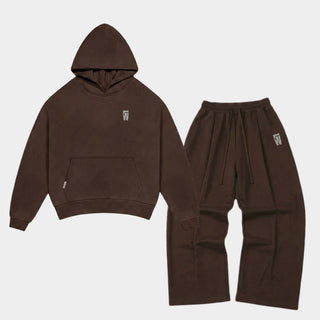 Lord Wolf Glacial Mocha Tracksuit - Ultra Heavyweight Organic Cotton Glacial Mocha Tracksuit - Ultra Heavyweight Organic Cotton