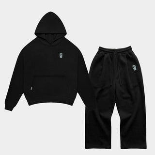 Lord Wolf Black Ice Sweatsuit - Ultra Heavyweight Organic Cotton Black Ice Sweatsuit - Ultra Heavyweight Organic Cotton