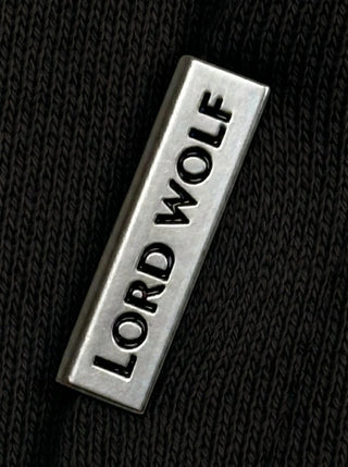 Lord Wolf Black Ice "Shatter" Hoodie - Ultra Heavyweight Organic Cotton 540 GSM Black Ice "Shatter" Hoodie - Ultra Heavyweight Organic Cotton 540 GSM