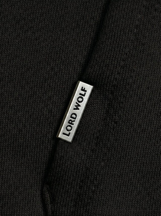Lord Wolf Black Ice "Shatter" Hoodie - Ultra Heavyweight Organic Cotton 540 GSM Black Ice "Shatter" Hoodie - Ultra Heavyweight Organic Cotton 540 GSM