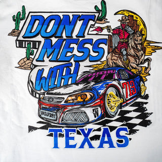 Lord Wolf Don’t Mess With Texas Tee – Embroidery Edition – White Don’t Mess With Texas Tee – Embroidery Edition – White