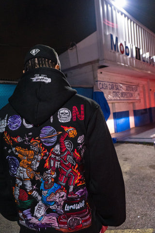 Lord Wolf Houston Embroidered Hoodie Houston Embroidered Hoodie