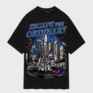 Lord Wolf Interstellar Wolf Tee - Blue Interstellar Wolf Tee - Blue