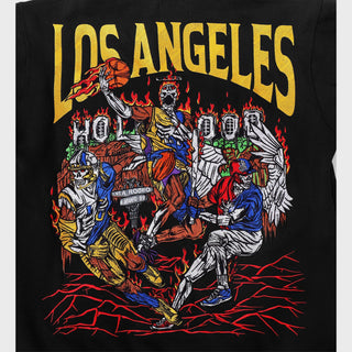Lord Wolf Limited Edition Los Angeles Embroidered Hoodie - Black Limited Edition Los Angeles Embroidered Hoodie - Black
