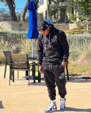 Lord Wolf Limited Edition Los Angeles Embroidered Hoodie - Black Limited Edition Los Angeles Embroidered Hoodie - Black