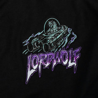 Lord Wolf Space City Embroidered Hoodie - Black Space City Embroidered Hoodie - Black