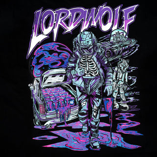Lord Wolf Space City Embroidered Tee - Black Space City Embroidered Tee - Black